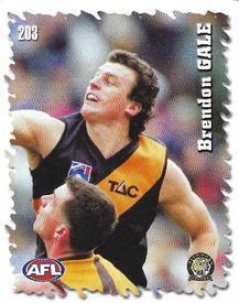 2000 Select AFL Stickers #203 Brendon Gale Front